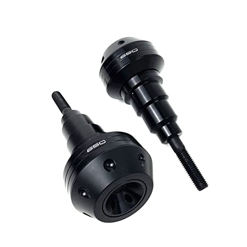 Accessoires moto protection contre les chutes curseur noir pour cadre de Kawasaki Z650