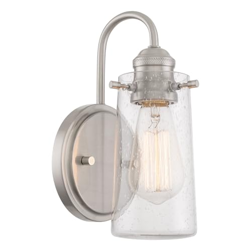 Image of Kira Home Rayne 10 inch Modern Farmhouse Wall Sconce for Bathroom Vanity