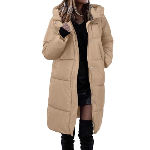 Manteau en chaud parka d'hiver femme pour affronter le vent froid avec confort