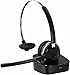 Bezprzewodowy zestaw słuchawkowy z mikrofonem, Noise Cancelling, 218 Hrs Wireless Headset ze stojakiem do ładowania Call Center Zoom Skype, ultralekki, Multipoint Connect, bateria całoroczna, z wtyczką jack 3,5, Mute