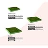 DoggieLawn Real Grass Puppy Pee Pads- 24 x 9 Inches - Perfect Indoor Litter Box for Dogs - No Mess, Easy-to-Use - Potty Training for Pets - Eco-Friendly Disposable Bathroom with Real Living Grass