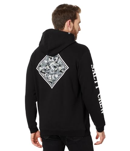 Salty Crew Tippet Tropics Fill Fleece Pullover Hoody - Black
