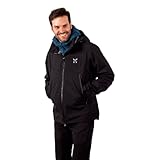 ALTUS | Canaima K30 | Chaqueta 3 capas | Chaqueta impermeable | Chaqueta de montaña | Chaqueta de trekking | Hombre (FR/ES, Letras, L, Regular, Regular, Negro)