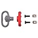JIALITTE Mount Standard QD Swivel 1.25 Inch Adapter for Mlok Rail System (Red)