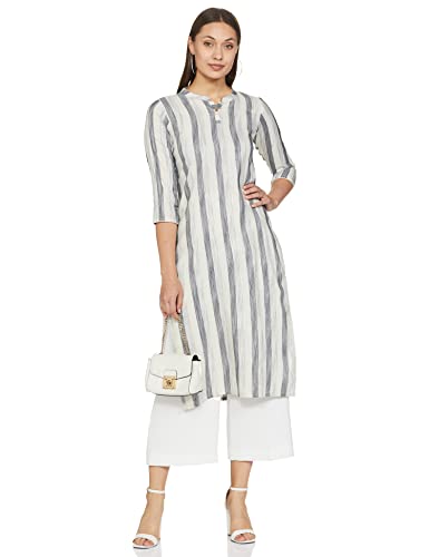 Image of Shiv Textiles Women's Cotton Regular Fit Fashion Kurti (Nikall Nude L)