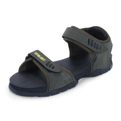 Image of DOCTOR EXTRA SOFT Men's Classic Athletic & Outdoor Casual Sandals /Floaters With Adjustable Cushion Strap For Adult|Comfortable & Lightweight|Stylish & Anti-Skid|Everyday Use For Gents & Boys D-301