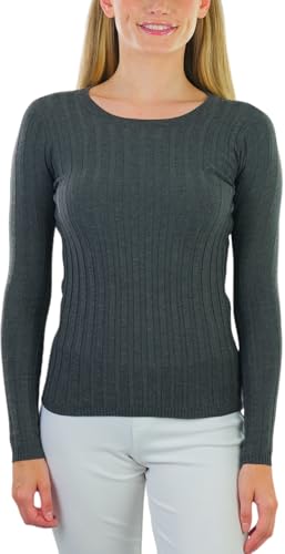 Image of ToBeInStyle Women's Classic Long Sleeve V-Neck Pullover Sweater