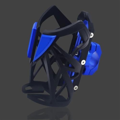 Porte-bouteille Yamaha TMAX 530 et 560 bleu pour guidon de moto