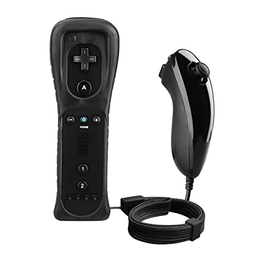 gazechimp Gesto e Nunchuck com Capa de Silicone e Cintas de Remoto Game Controller para Wii Console,
