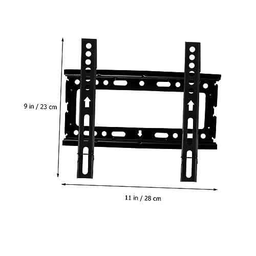Support TV mural ajustable pour écran plat avec fixation en acier