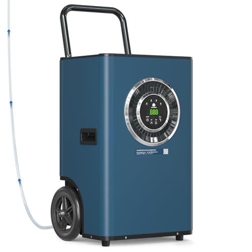 ARGENDON 145 Pints Commercial Dehumidifiers for Basements with Pump, AUTO