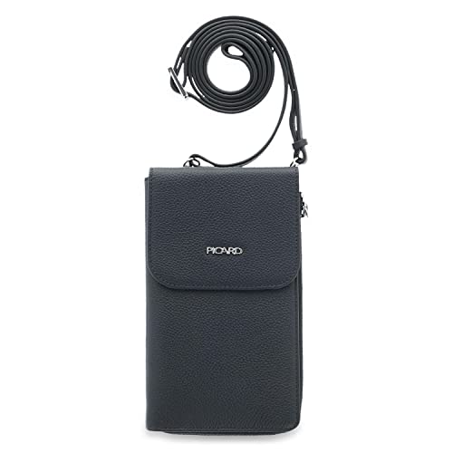 Picard Herren Geldbeutel Brooklyn mit Druckknopf aus Rinderleder in der Farbe Schwarz, 7151043001 im Sale
