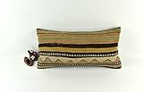  Funda de Cojín Kilim 30x60 cm Kilim Cojines Funda de Cojin Etnico Kilim Hecha a Mano Almohada Kelim A2653