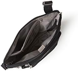 Baggallini Pocket Crossbody Bag With RFID-Protected Wristlet, Black/Sand 5 Baggallini Pocket Crossbody Bag With RFID-Protected Wristlet, Black/Sand