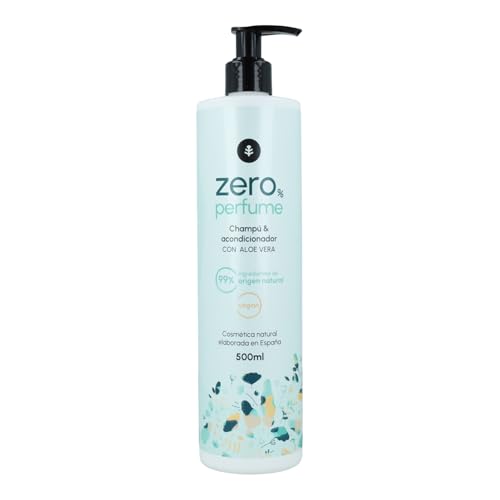 PLANETA HUERTO | Champú y Acondicionador Suavizante Sin Perfume 500 ml - Hidrata y Refresca con Aloe Vera Natural
