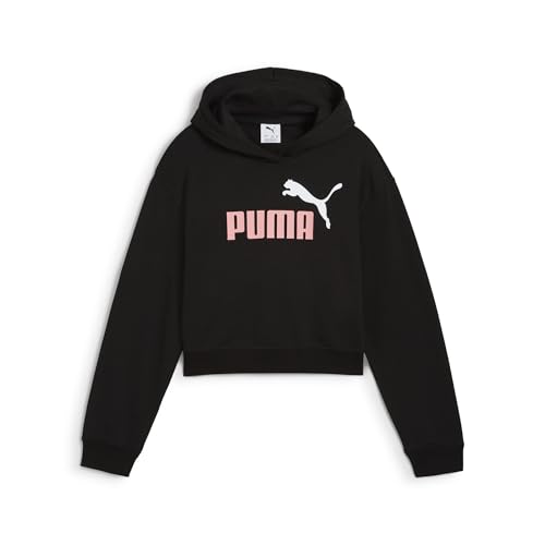 PUMA Mädchen ESS 2 Color No. 1 Logo​ Short Length Hoodie TR G Kapuzenpullis, PUMA Black,