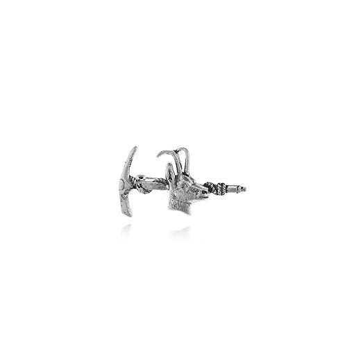 Alpenklunker Hutnadel Anstecker Pin Brosche Gämse EIS-Pickel Cover