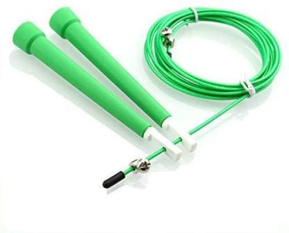 Gyronax Speed Skipping Rope (Green Colour) for Men, Women & Kids-10 Ft Light Weight Long Adjustable Steel Cable Wire Jump Rope (B07QJCLW65) Amazon Price History, Amazon Price Tracker