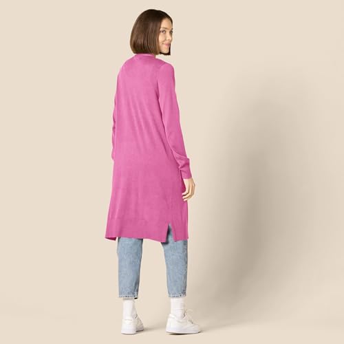 Image of Amazon Essentials Women's Lightweight Longer Length Open-Front Long-Sleeve Cardigan Sweater