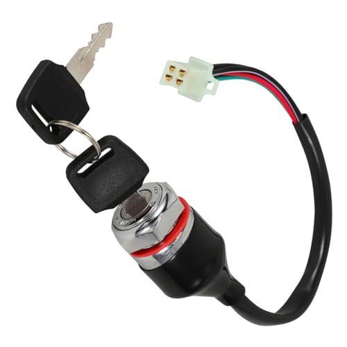 Interruptor de encendido de 4 cables con mecanismo de seguridad y llaves