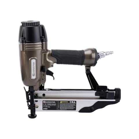 Carpenter CFN64 16 Gauge 2-1/2 Inch Straight Finish Nailer | Pneumatic | 16 Gauge Nails from 1 Inch up to 2-1/2 Inch Cover