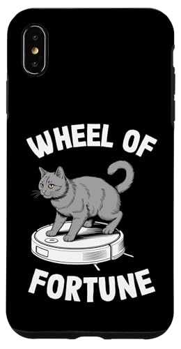 Wheel Of Fortune Robot Aspirapolvere Divertente Gatto Custodia per iPhone XS Max