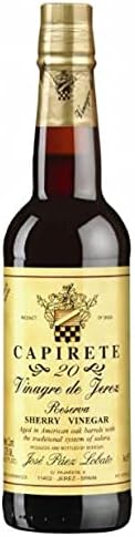 Jose Paez Lobatoi 20yr Sherry Vinegar 375ml, Original From Spain, 12.7 Fl Oz (Pack of 1)