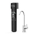 Waterdrop 15UB-UF 0.01 ?m Ultra Filtration Under Sink Water Filter System for Baçt?ria Reduction, Reduces Lead, Chlorine, Bad Taste & Odor, 16K Gallons, with Dedicated Brushed Nickel Faucet, USA Tech