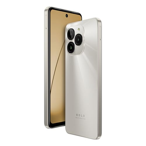 Image of Bold K10 | 2024 | All-Day Battery | Unlocked | 6.6 inch HD+ Infinity Display | 128 /4GB | Triple 50MP Camera | US Version | US Warranty | Gold