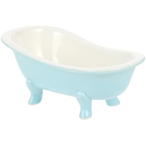 Ipetboom Dessert Bowl Bathtub Bowl Bathtub Cocktail Cup Snack Bowls Containers for Toys Porcelain Bowl Fruit Salad Bowls Dipping Plate Mixing Bowl Seasoning Dish Storage Bowl Ceramics Cute Cover