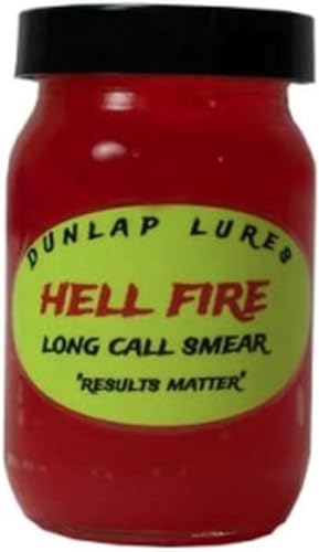 Hell Fire Long Call Smear Dunlap Lures Trapping Supplies 4 Ounce Bottle Hellfire