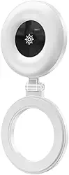 Anel de Luz LED Magnético com Espelho para Selfie, Vlog, Fotos de Celular