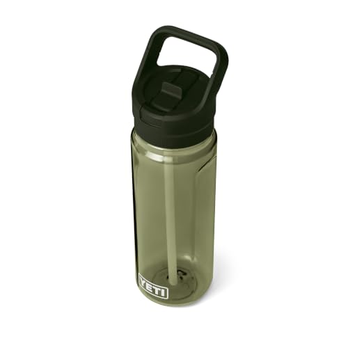 Image of YETI Yonder 750 ml /25 oz Water Bottle with Yonder Straw Cap, Olive