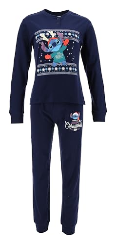 Pyjama Stitch long femme idéal pour vos soirées cocooning hiver