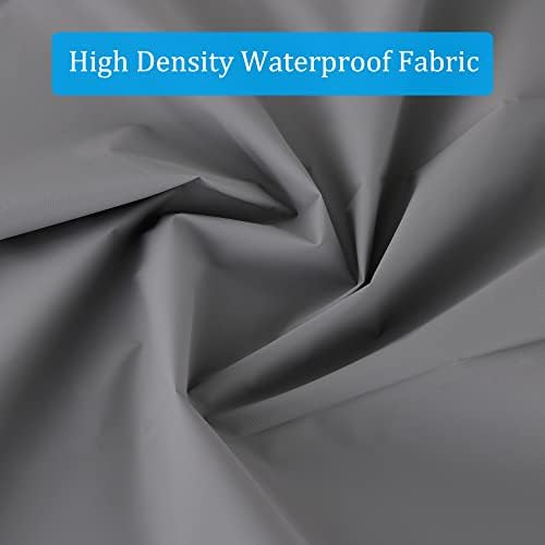 Gricol Shower Curtain Waterproof Bathroom Curtain Thick Duty Fabric Washable Stylish and Water Repellent Shower Liner for Bathroom Curtains Grey