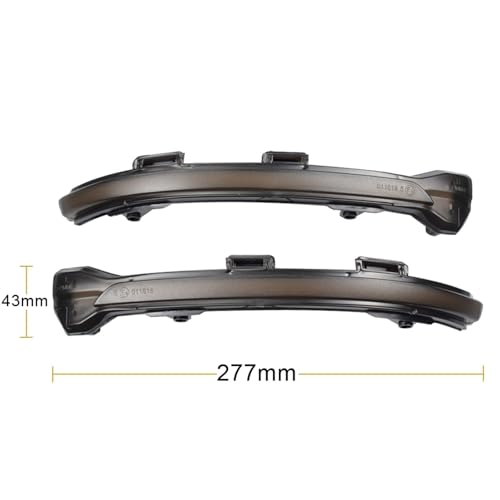 Intermitentes de espejo retrovisor lateral secuencial para Golf 7.5 3