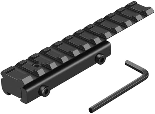 LONSEL Dovetail to Picatinny Rail Adapter 11mm Dovetail to