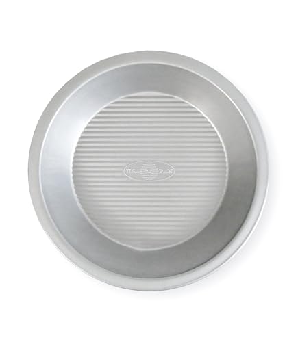 USA Pan Bakeware Aluminized Steel Pie Pan, 9-Inch USA Pan Bakeware Aluminized Steel Pie Pan, 9-Inch