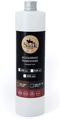 Sofolk - Peinture cuir/similicuir - Recoloration pour cuir endommagé, rayé, décoloré - Volant de voiture, siège de voiture, canapé, chaussures - 500 ml - 14 -...