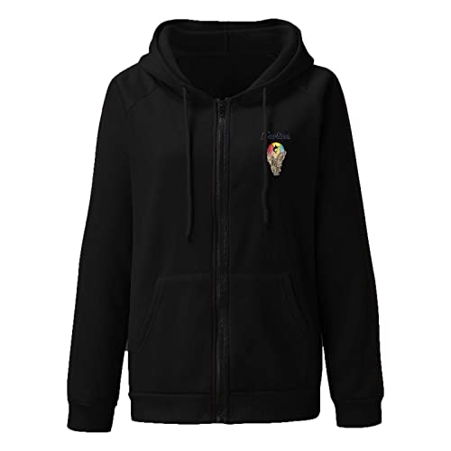 Skang Pullover Damen Damen Zip Hoodie Fashion Oversized Print Hoodie...