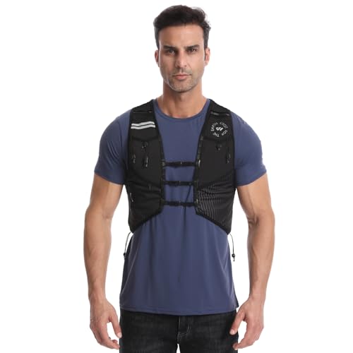 Gilet d'hydratation de course ajustable pour éliminer les ballottements