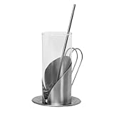 Trinkglas Set aus Edelstahl matt gebürstet ø100x140mm