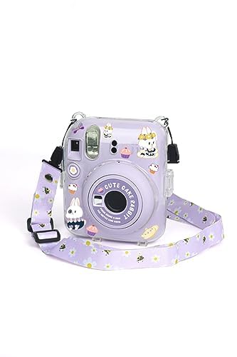 Image of Jaiman Toys Fujifilm Instax Mini 12 Instant Camera + 20 Shot Films + 1X Acrylic Camera Case - Lilac Purple, Mini 12