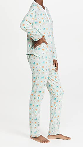 Roller Rabbit Women's Pumpkin Spice Pajamas, Sage, Green, Print, Xl #TOP3