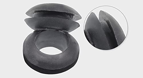 Miniatura 8 de Bettomshin 125 piezas de arandelas de goma, arandelas de goma, kit de juntas de cableado para cortafuegos, surtido de juntas para automoción,