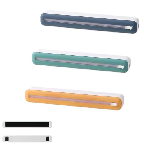 Distributeur de film alimentaire,boîte de rangement avec coupe-film alimentaire,distributeur de papier aluminium et film alimentaire avec coupe-film,pour la...