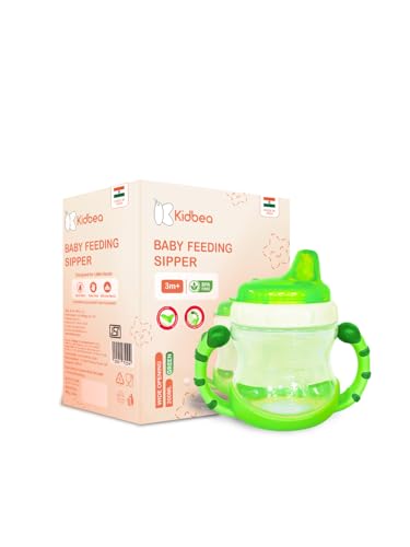 Image of Kidbea Baby Feeding Sipper Bottle | 200ml BPA Free
