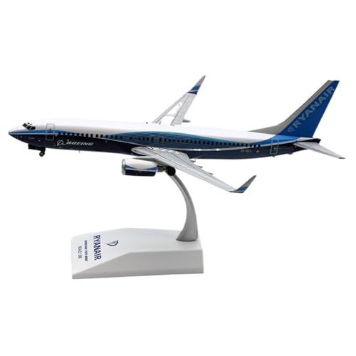 Réplica de avión 1/200 metal Boeing B737-800 Ryanair acabado 19 cm