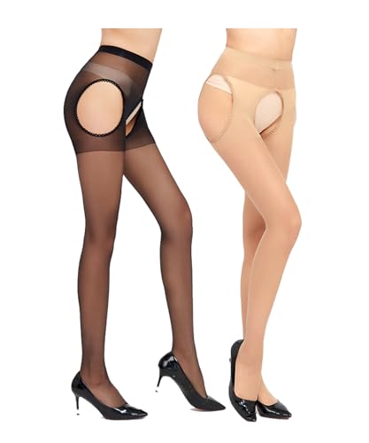 Image of High Waist Sexy Pantyhose Women's Sheer Garter Belt Stockings Suspender Tights