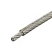 Edelstahl Seil 7x7 PVC-Ummantelt Drahtseil Edelstahlseil VA4 INOX316 Rostfrei Stahlseil Edelstahldrahtseil Geländerseil (5/7 mm - 20 m)
